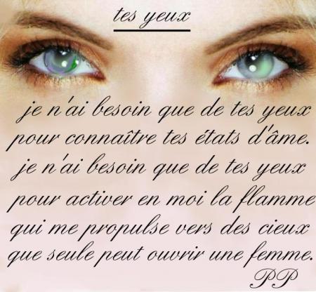  tes yeux