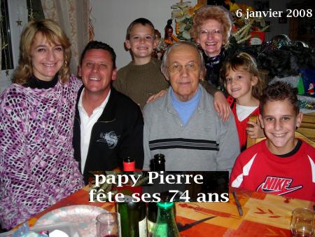 papy Pierre f&ecirc;te ses 74 ans....