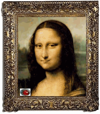  une  joconde-grimaci&egrave;re