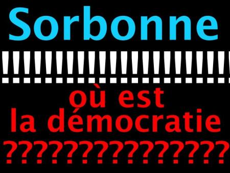  étudiants de la SORBONNE , vous êtes des privilégiés...