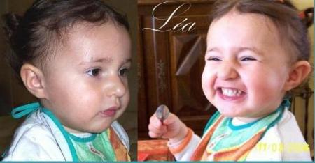 Léa , petite-fille d'Alain et Mireille