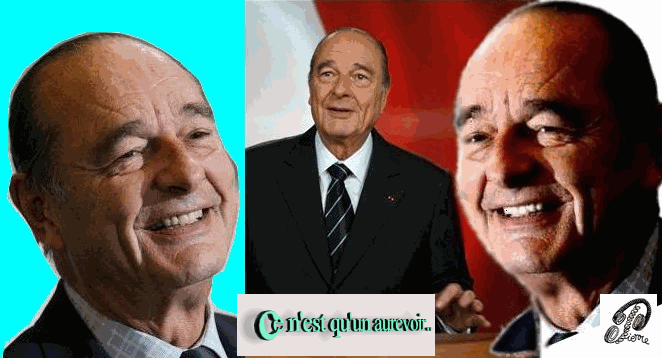 annonce de départ de MONSIEUR  CHIRAC