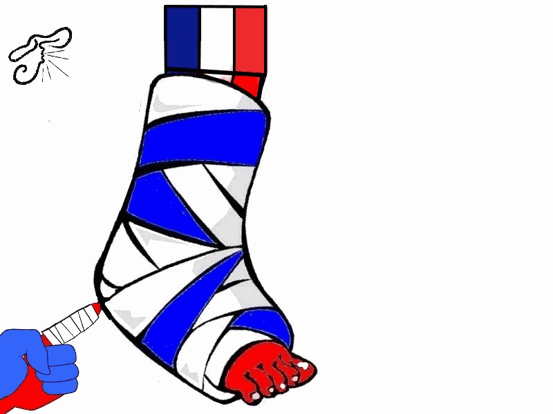 FRANCE  jamais &agrave; terre .