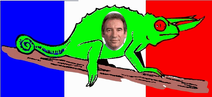  la caméléon-attitude du candidat du Centre