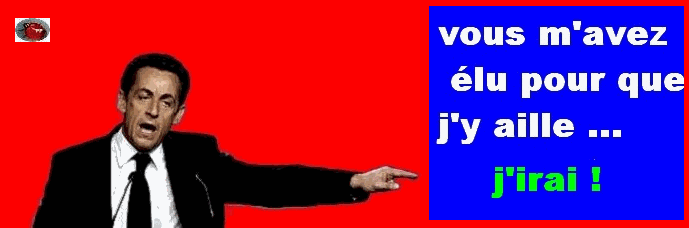 élu pour y aller : il y va !