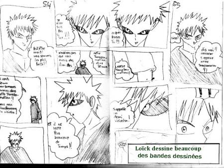 Lo�ck dessine des bandessin&eacute;es