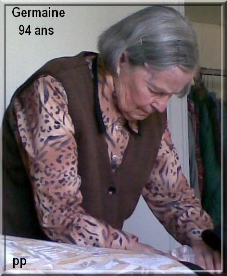 Germaine , toujours en forme...