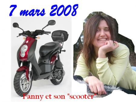 Fanny et son scooter