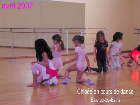  cours de danse de Chlo&eacute;e