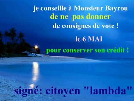 nous les citoyens libres on a le droit de donner notre avis...