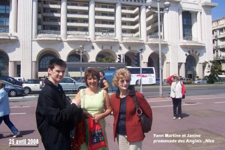 yANN   au cours de son stage au palais de la M&eacute;diterran&eacute;e