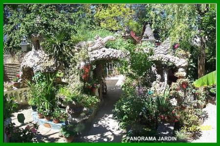 photo panoramique du jardin