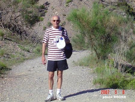Roger pr&egrave;s du barrage de Malpasset (Mai 2007)