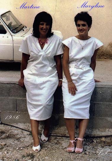 Martine et son ami Maryline .....il y a juste 20 ans
