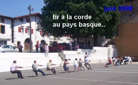 tir &agrave; la corde au pays basque