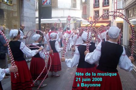 dans les rue de Bayonne 21  juin 2008