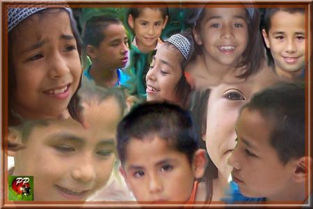 enfants de Nathalie et Christophe ...chez Raymond et Mayie