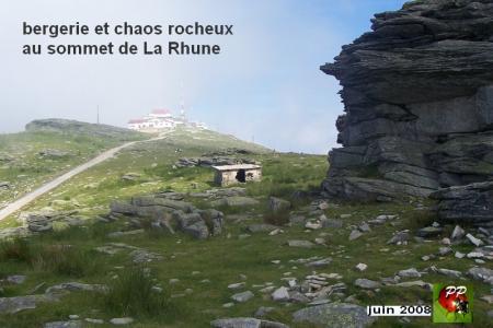 au sommet de La Rhune en pays basque