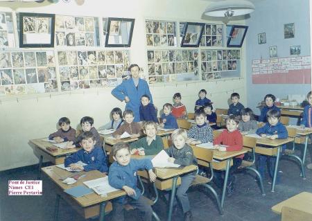 école de Pont de Justice Nîmes CE1 ( date oubliée..)