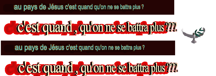   au pays de Jésus...