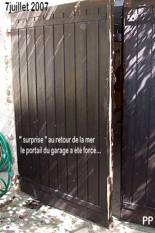 portail du garage 