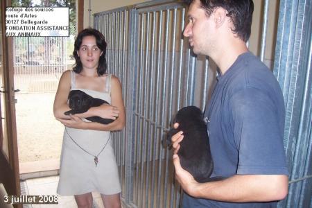 William et Anne-Marie visitent le refuge