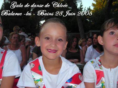 Chlo&eacute;e &agrave; son gala de danse