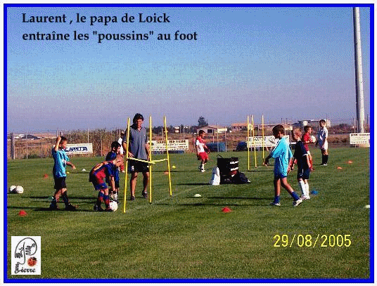  Laurent ,est entraîneur de football