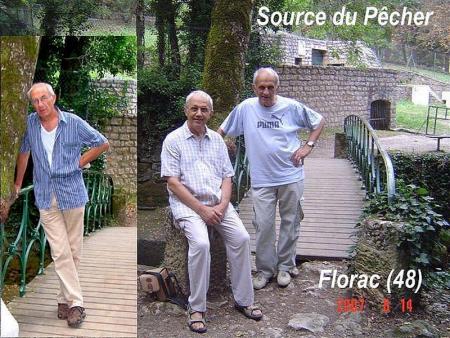 PROMENADE EN FAMILLE  &agrave; la source du P&ecirc;cher (FLORAC  48)