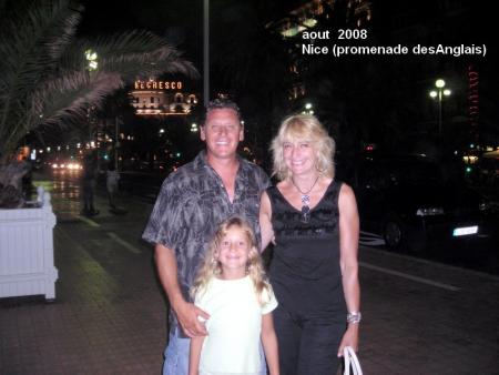 sortie nocturne &agrave; Nice pour Laurent et Corinne