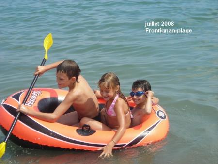 avec Victoria à Frontignan-plage
