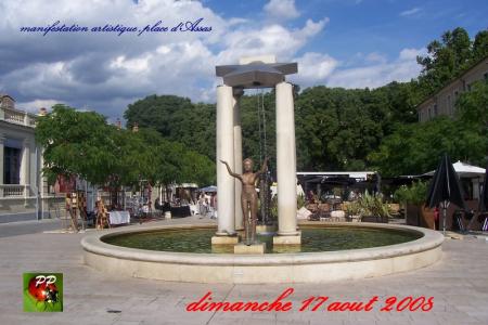 manifestation artistique à Nîmes