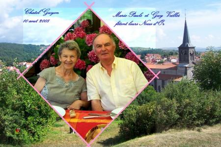 noces d'or de Marie-Paule et Guy à Chatel-Guyon