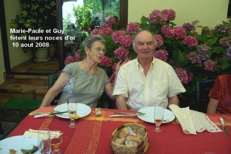 noces 'd'or de Guy et Marie-Paule 10 aout 2008