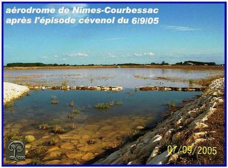  Le barrage-retenue de l'aérodrome de Nîmes-Courbessac