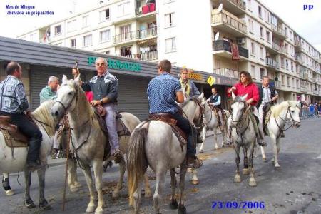 FTE  au Mas de MINGUE  :abrivade