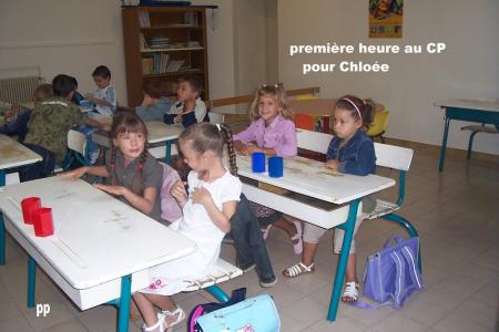   premi&egrave;re heure de CP  pour Chlo&eacute;e