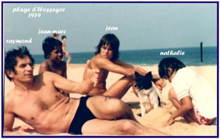 RAYMOND , plage d 'Hossegor 1979
