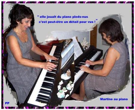 MARTINE AU PIANO