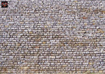 PIERRES BIEN mariées= mur solide