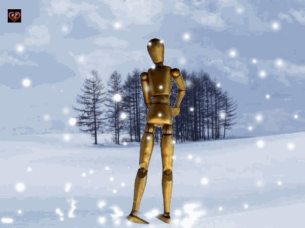 Singing on the snow !