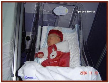 DAVID et CAROLINE ont un fils :Romain