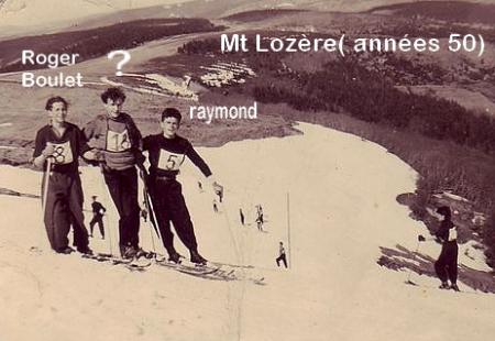  ski au mont Lozère (années 50 )