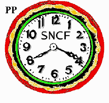  LA SNCF  a du mal à changer l'heure chaque hiver