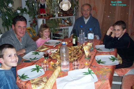 r&eacute;veillon de No&euml;l  2006 chez Corinne &agrave; la PEYRADE