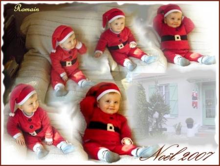  une belle carte de No&euml;l chez  Roger.....